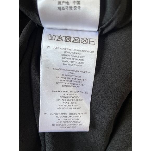 IRO Chumy Midi Black Silver Glam Metallic Party Dress, Size US 4, FR36 - Picture 5 of 5